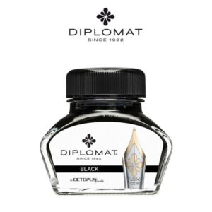 Atrament do piór wiecznych DIPLOMAT, w kałamarzu, 30 ml, czarny