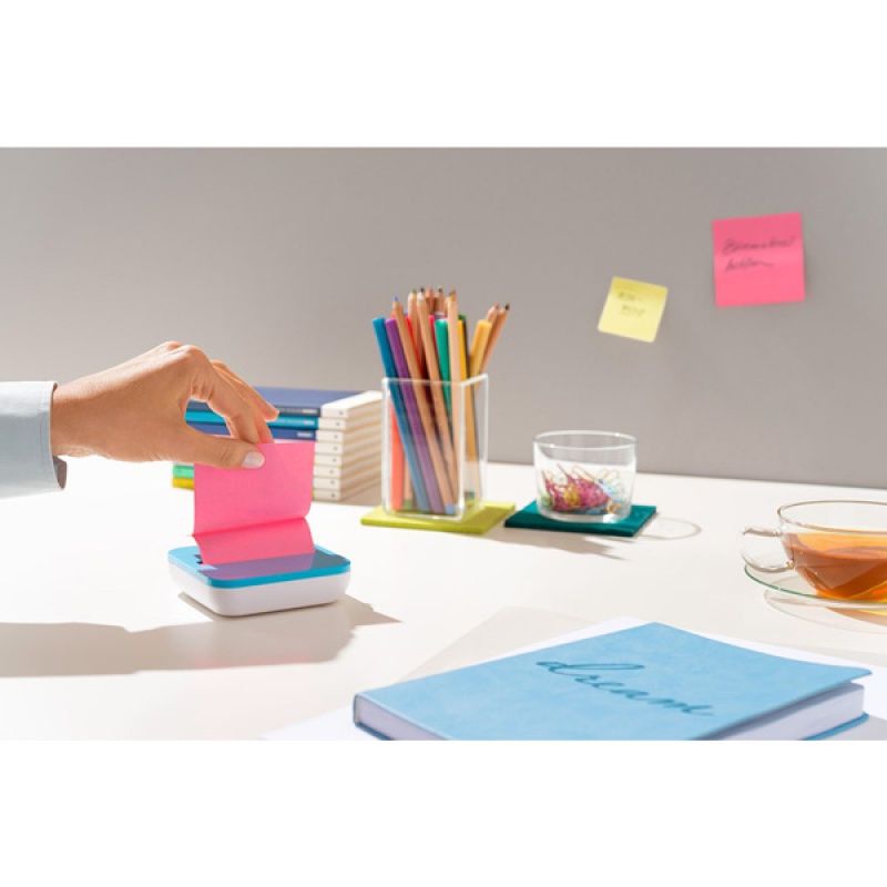 Karteczki samoprzylepne Post-it® Super Sticky Z-Notes, SOULFUL, 76x76mm, 6x90 kart. - obrazek 2