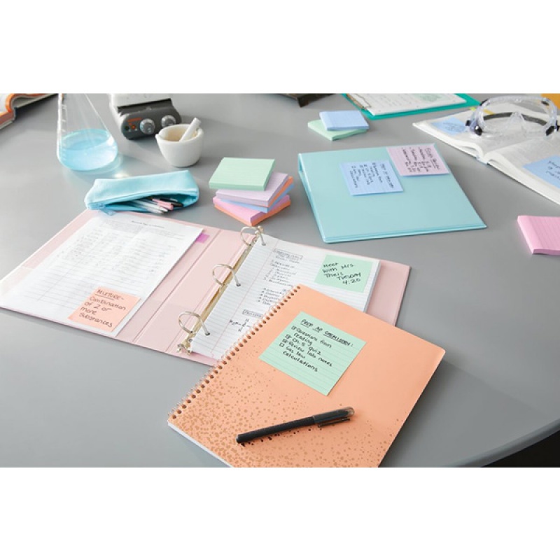 Karteczki samoprzylepne Post-it® Super Sticky Z-Notes, SOULFUL, 76x76mm, 6x90 kart. - obrazek 4