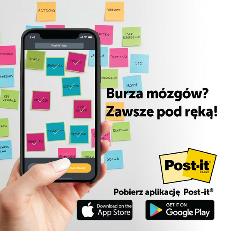 Karteczki samoprzylepne Post-it® Super Sticky Z-Notes, SOULFUL, 76x76mm, 6x90 kart. - obrazek 7