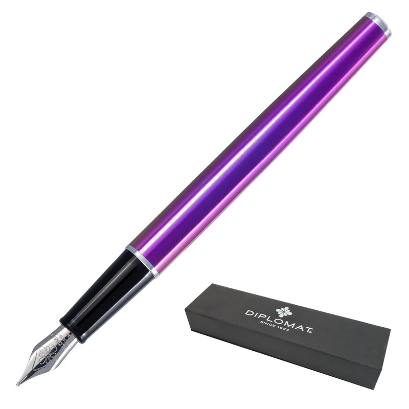 Pióro wieczne DIPLOMAT Traveller, Funky Fuchsia, F - obrazek 3