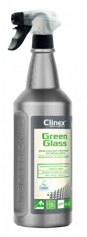Ekologiczny preparat CLINEX Green Glass, do mycia szyb, 1l
