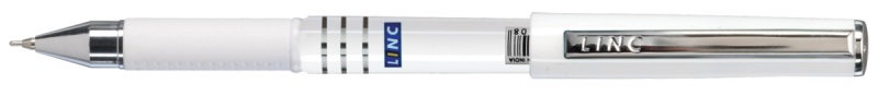 Długopis LINC Axo, śr. kulki 0,7mm, gr. linii 0,3mm, biała obudowa, niebieski - obrazek 2