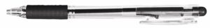 Długopis LINC Tip Top Grip, śr. kulki 0,7mm, gr. linii 0,3mm, czarny