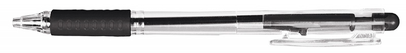 Długopis LINC Tip Top Grip, śr. kulki 0,7mm, gr. linii 0,3mm, czarny