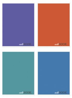 Zeszyt szkolny OFFICE PRODUCTS, A5, w linie, 80 kart., 60gsm, mix kolorów