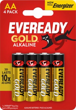 Bateria EVEREADY GOLD from ENERGIZER, AA, LR6, 1,5V, CP4 EU, 4 szt.
