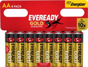 Bateria EVEREADY GOLD from ENERGIZER, AA, LR6, 1,5V, DHP8 EU, 8 szt.