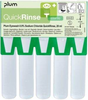 Ampułki do płukania oczu PLUM QuickRinse, 5x20ml