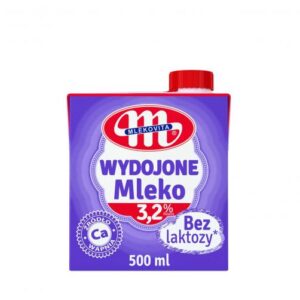 Mleko WYDOJONE UHT bez laktozy 3.2% małe 0,5L