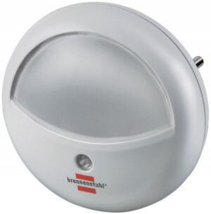 Lampka nocna BRENNENSTUHL do korytarza, okrągła, biała