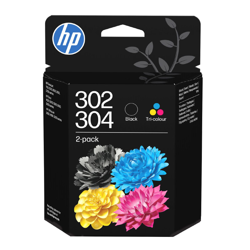 Tusz HP 2-Pack 302/304 | black + tri-color