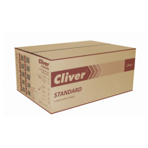 2. CLIVER Standard Ręcznik V makulatura extra biała 4000 składanki
