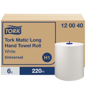 TORK Matic ręcznik papierowy w roli 220m - 6 rolek  SYSTEM H1