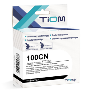 Tusz Tiom do Brother 100CN | BTD100C | 50ml | cyan