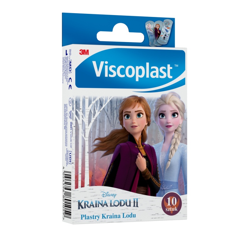 Plastry dziecięce VISCOPLAST-3M, Kraina Lodu II, 72x25 mm, 10 szt., pudełko - obrazek 3