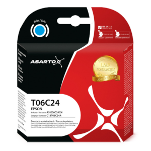 Tusz Asarto do Epson T06C24 | C13T06C24A | 70ml | Cyan