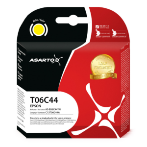 Tusz Asarto do Epson T06C44 | C13T06C44A | 70ml | Yellow