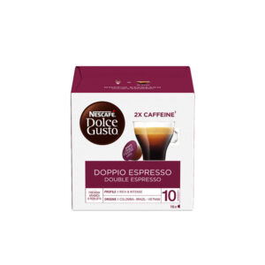 Kapsułki NESCAFE  DOLCE GUSTO smak DOPPIO ESPRESSO moc 10 zestaw 80 kapsułek