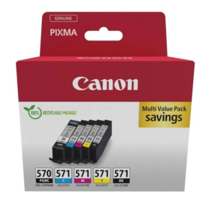 Tusz  Canon PGI-570BK/CLI-571 do Pixma MG-5750/6850/7750 | 43ml | CMYK