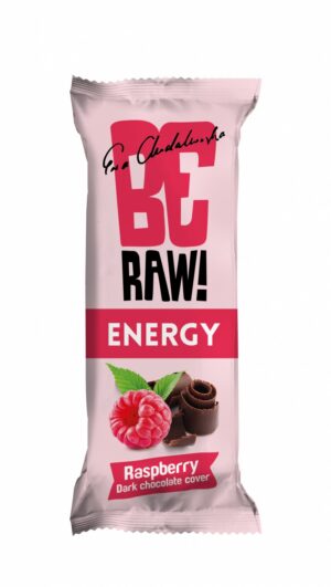 Baton BeRAW, malinowy, 40g