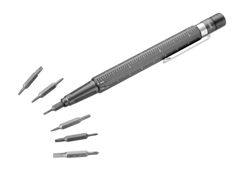 Narzędzie wielofunkcyjne TROIKA Construction Tool 13, tytantowy - obrazek 2