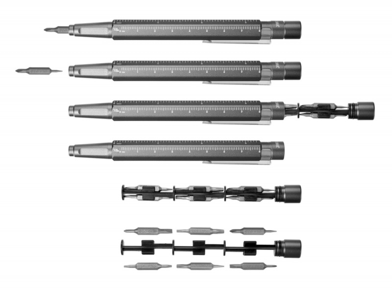 Narzędzie wielofunkcyjne TROIKA Construction Tool 13, tytantowy - obrazek 3