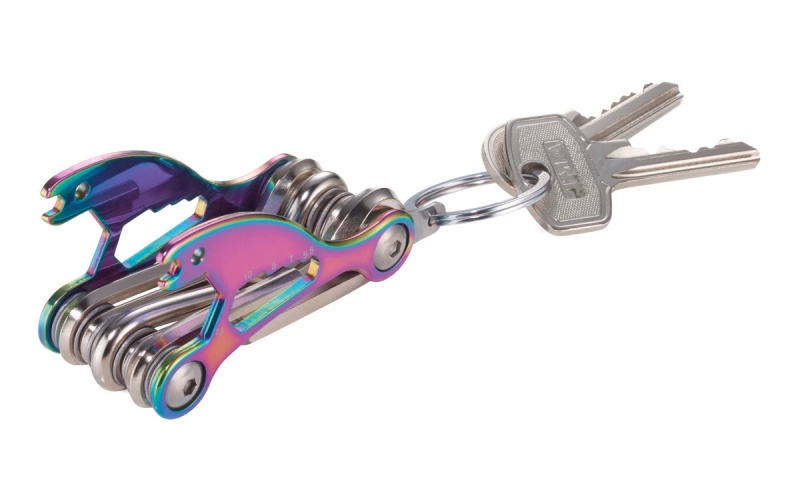 Narzędzie wielofunkcyjne do rowerów TROIKA Bike Multitool, 18 funkcji, opalizujący - obrazek 3