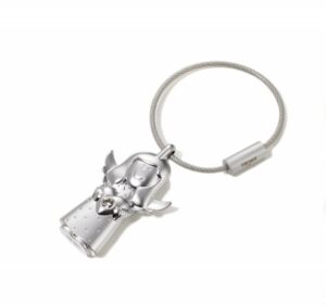 Brelok TROIKA Valerie, anioł Swarovski, metal, srebrny