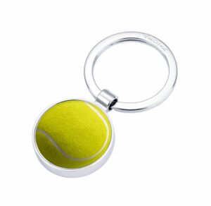 Brelok TROIKA Tennis, chromowany, mix kolorów