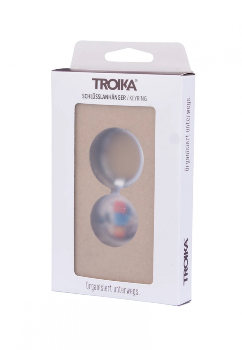Brelok TROIKA Racing, chromowany, mix kolorów - obrazek 4
