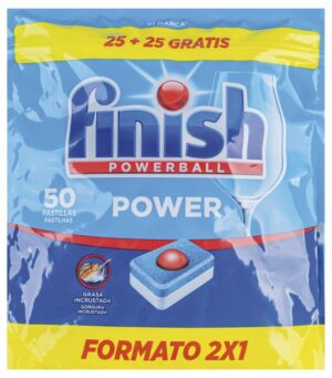 Kapsułki do zmywarki FINISH Powerball Fresh, 50 szt. (25+25 gratis)