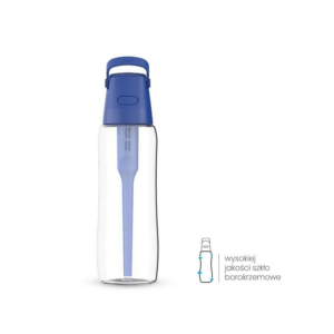 Dafi Butelka filtrująca SOLID+filtr węglowy | 0,7L | navy cobalt