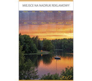Kalendarz Plakatowy B-1, P07 - ZACHÓD 2027