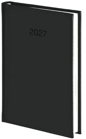 Kalendarz dzienny A4 Vivella, 2027, czarny