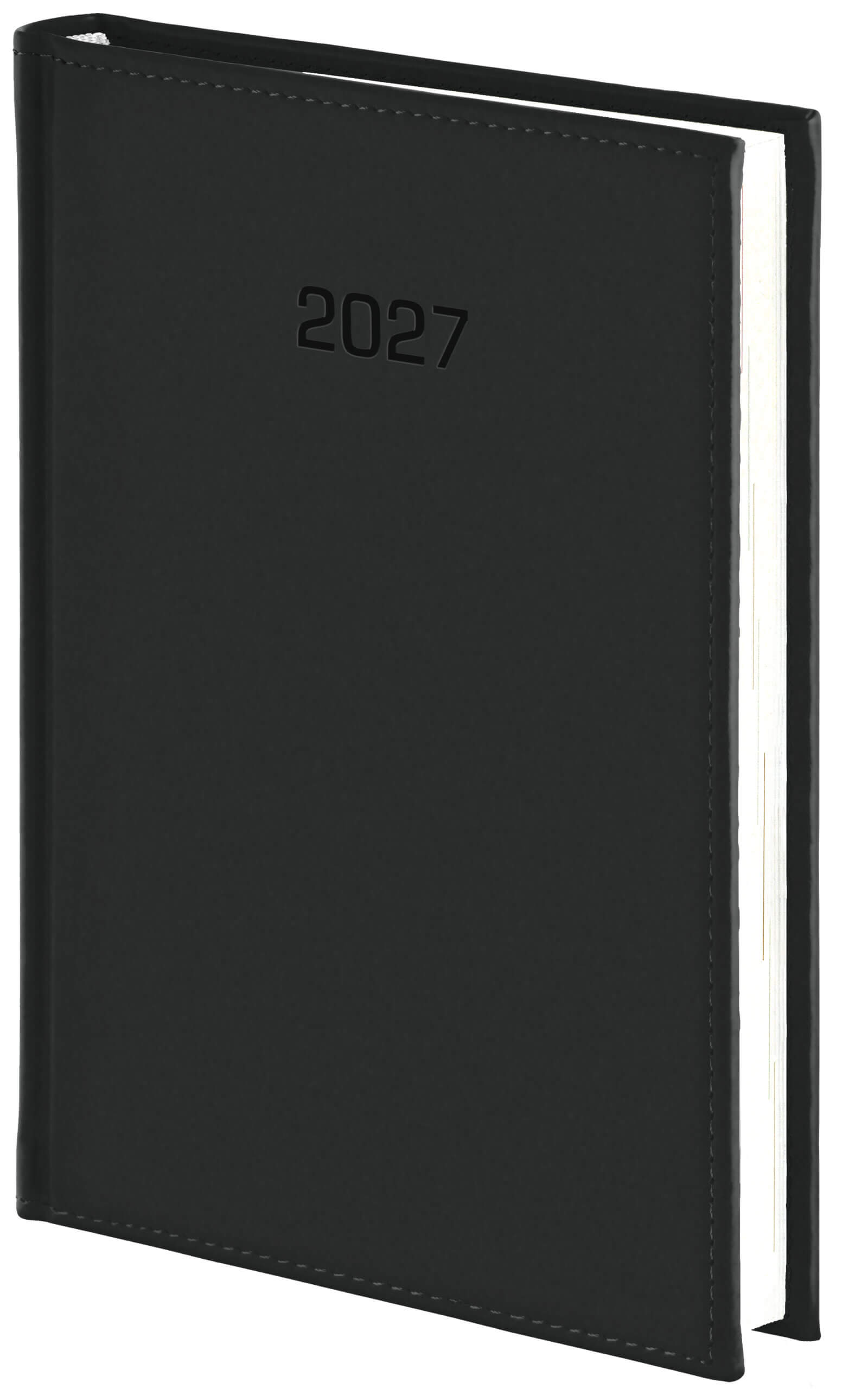 Kalendarz dzienny A4 Vivella, 2027, czarny