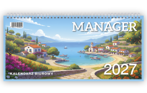 Kalendarz biurowy leżący MANAGER 150x320