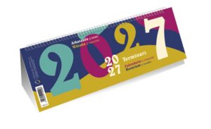 Kalendarz ze spiralką A4 poziomy 2027 - T-100