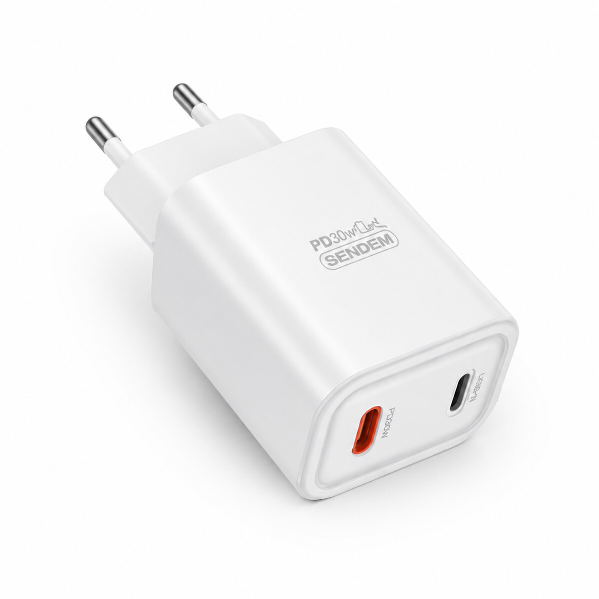 Ładowarka sieciowa PD 30W Odwracalny transfer interfejsu USB-C i USB-LIGHTNING - obrazek 3